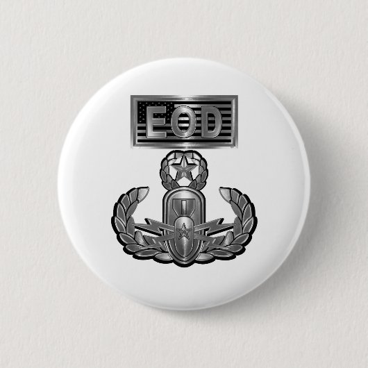 EOD Onschadelijk maken van explosieven Ronde Button 5,7 Cm (Voorkant)