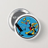 EOD Rabbit Ronde Button 5,7 Cm (Voorkant /achterkant)