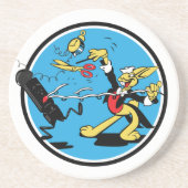 EOD Rabbit Zandsteen Onderzetter (Voorkant)