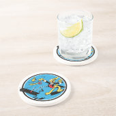 EOD Rabbit Zandsteen Onderzetter (Zijkant)