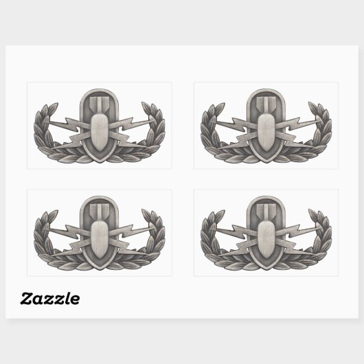 EOD RECHTHOEKIGE STICKER (Vel)