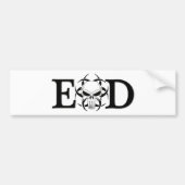 EOD-schedel Bumpersticker (Voorkant)