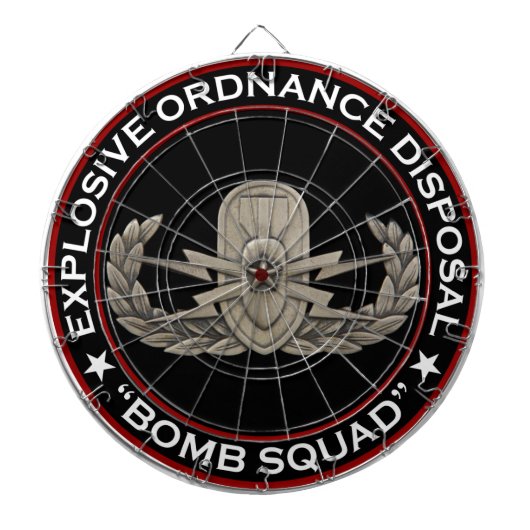 EOD Senior "Bomb Squad" Dartbord (Voorkant)