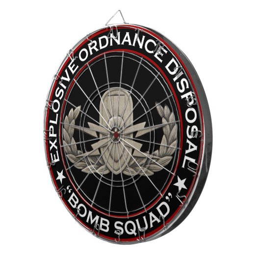 EOD Senior "Bomb Squad" Dartbord (Voorkant Rechts)