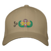 EOD Senior Geborduurde Pet (Voorkant)
