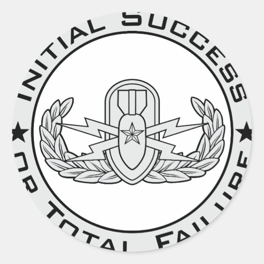 EOD Senior ISoTF Ronde Sticker (Voorkant)