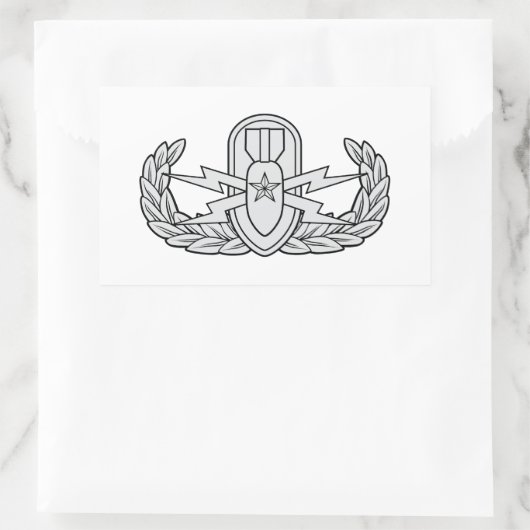 EOD Senior Rechthoekige Sticker (Tas)