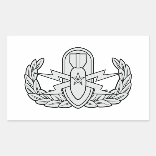 EOD Senior Rechthoekige Sticker (Voorkant)