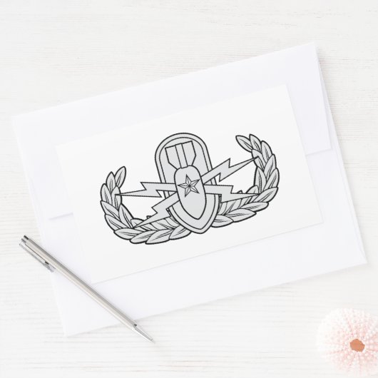 EOD Senior Rechthoekige Sticker (Envelop)