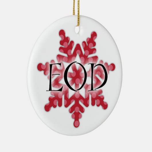 EOD Sneeuwvlok Ornament (Rechts)