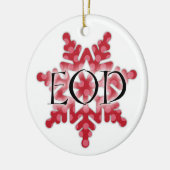 EOD Sneeuwvlok Ornament (Links)