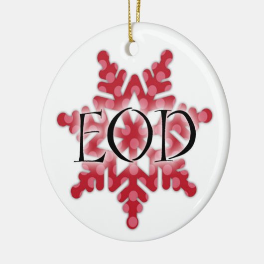 EOD Sneeuwvlok Ornament (Links)
