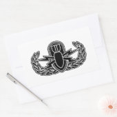 EOD stencil Rechthoekige Sticker (Envelop)