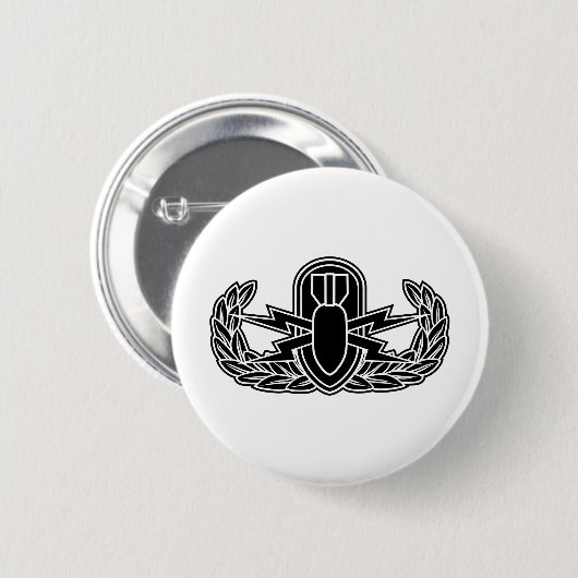EOD stencil Ronde Button 5,7 Cm (Voorkant /achterkant)