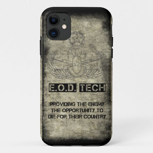 EOD TECH De vijand... Case-Mate iPhone Case (Achterkant)
