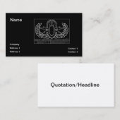 EOD Technical Drawing white Visitekaartje (Voorkant / Achterkant)