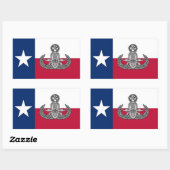 EOD TX RECHTHOEKIGE STICKER (Vel)