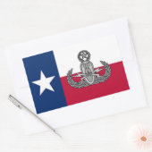 EOD TX RECHTHOEKIGE STICKER (Envelop)