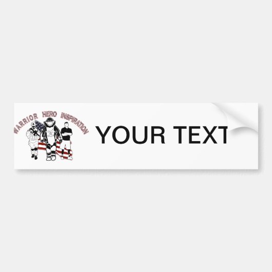 EOD Wared Warrior Bumpersticker (Voorkant)