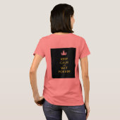 EOD Wife Keep Calm Black T-shirt (Achterkant volledig)
