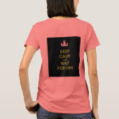 EOD Wife Keep Calm Black T-shirt (Achterkant)