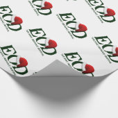 EOD Wrapping Paper met Santa hat Cadeaupapier (Hoek)