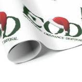 EOD Wrapping Paper met Santa hat Cadeaupapier (Rol Hoek)