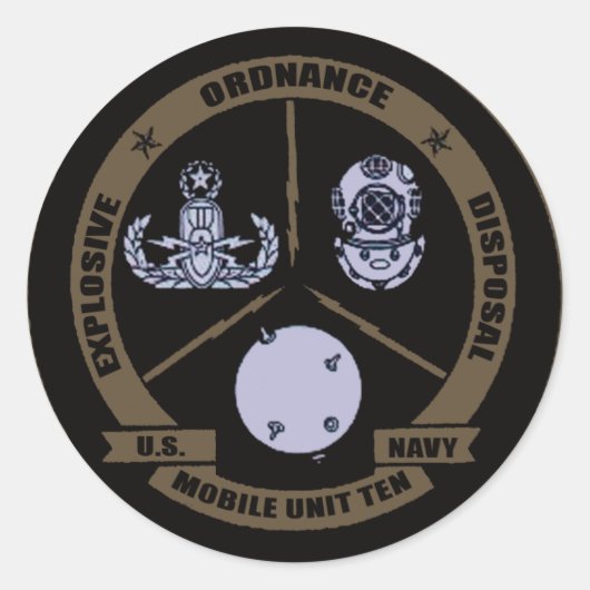 EODMU10 RONDE STICKER (Voorkant)