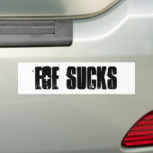 EOE IS VERSCHRIKKELIJK Bumper Sticker (Op auto)