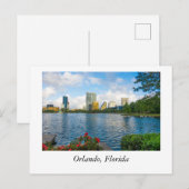 Eola-meer bij Orlando Florida Briefkaart (Voorkant / Achterkant)