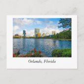 Eola-meer bij Orlando Florida Briefkaart (Voorkant)