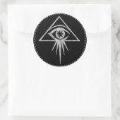 Eon all-seeing eye Sticker (zwart) (Tas)