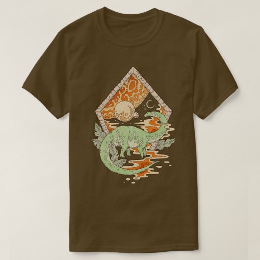 Eon Archway Apatosaurus Dinosaurus Science Fiction T-shirt (Design voorkant)