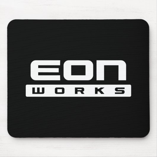 Eon Works Black mousepad Muismat (Voorkant)