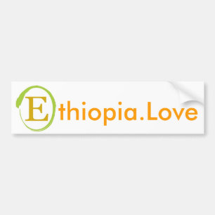 EOR Ethiopia Love Bumpersticker