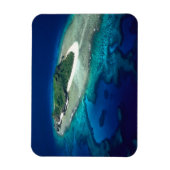 Eori Island, Mamanuca Islands, Fiji - aerial Magneet (Verticaal)