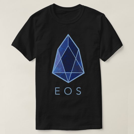 EOS Crypto Coin HODL Token Decentralised Finance B T-shirt (Design voorkant)