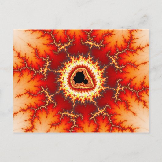 EOS - fractaal Briefkaart (Voorkant)