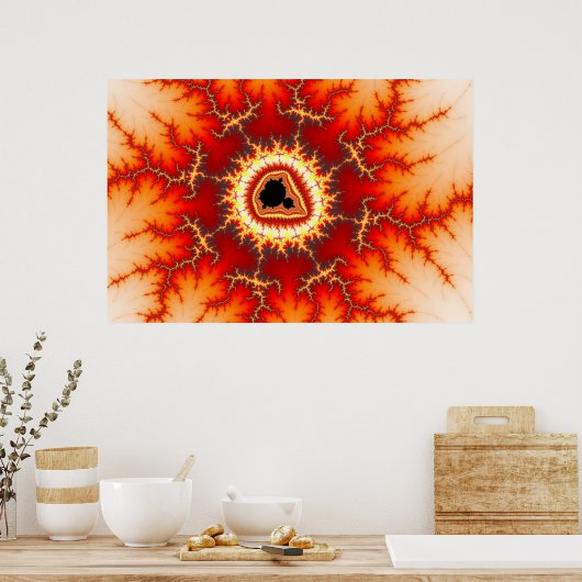 Eos - Fractal Poster (Keuken)