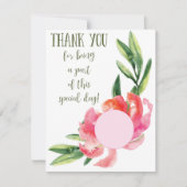 EOS lippenbalsem douche gunstkaart Bedankkaart (Voorkant)