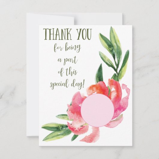 EOS lippenbalsem douche gunstkaart Bedankkaart (Voorkant)