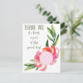 EOS lippenbalsem douche gunstkaart Bedankkaart (Staand voorkant)