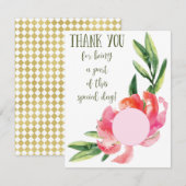 EOS lippenbalsem douche gunstkaart Bedankkaart (Voorkant / Achterkant)