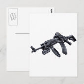 EOTech Sighted Tactitical AK-47 Assault Rifle Briefkaart (Voorkant / Achterkant)