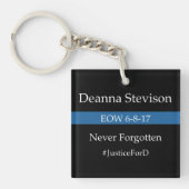 EOW / #JusticeForD Sleutelhanger (Voorkant)