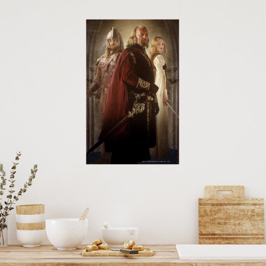 Eowyn en Theoden Poster (Keuken)