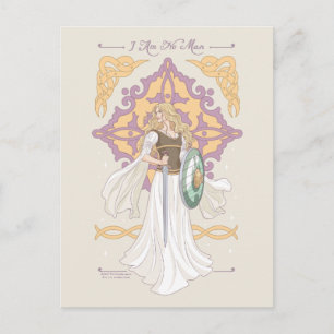 Éowyn "Ik Ben Geen Man" Gevechtsklaar Grafisch Ont Briefkaart