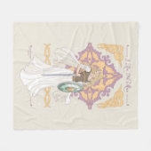 Éowyn "Ik Ben Geen Man" Gevechtsklaar Grafisch Ont Fleece Deken (Voorkant (Horizontaal))