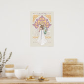 Éowyn "Ik Ben Geen Man" Gevechtsklaar Grafisch Ont Poster (Keuken)