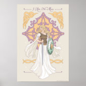 Éowyn "Ik Ben Geen Man" Gevechtsklaar Grafisch Ont Poster (Voorkant)